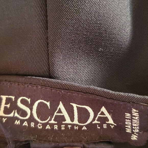 Escada by Margaretha Ley navy blue wool pencil skirt size XS - Picture 9 of 11